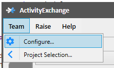 Configure Team